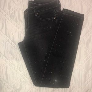 Aeropostale Black Lola Jeggings with mini studs